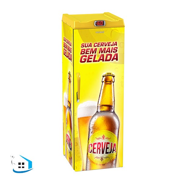Geladeira/refrigerador 209 Litros 1 Portas Adesivado Sua Cerveja - Venax - 220v - Expm200